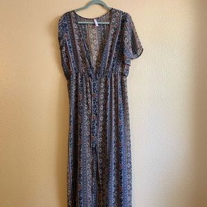 Maxi sheer dress